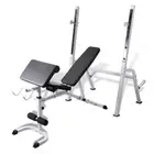 Workout Bench Multi-Exercise Body Fitness Home Gym Equipment Adjustable Levels