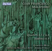 Gian Francesco Malipiero Strings Quartets Nos.1 6 8 -Quartetto Mitja Orchestra CD