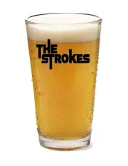 The Strokes - Rock and Roll - 16oz Pint Beer Glass Pub Barware Seltzer Cocktail