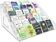 7 Tier Acrylic Card Display Stand,12"Sports Card Clear Display Shelf-Versatile Display for Trading Cards, PSA Cards, Baseball Cards, Football Cards, Graded Cards and Business Cards and Stickers