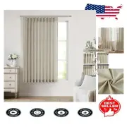 Luxurious Textured Linen Blended Curtains - 1 Panel 60x72 for Light Filtering