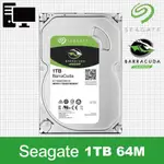 SEAGATE【BARRACUDA】新梭魚 1TB 3.5吋(ST1000DM010)