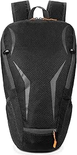 Camping Shoulder Bag Water- Shoulder Bag with Helmet Mesh Bag Portable Backpack for Activities Black