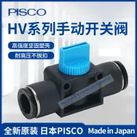 在飛比找露天拍賣優惠-HV8-8-2 全新原裝日本PISCO手動閥 HV12-12