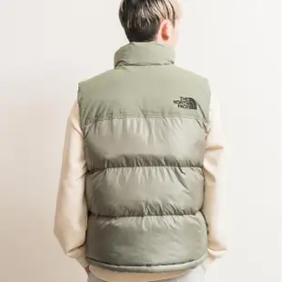 【The North Face】北臉 韓國 刺繡 前小後小 有機棉 厚羽絨 背心 可機洗 保暖 防風 現貨 代購(平輸品)