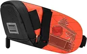 Seat Bag - Saddle Mounted Pack | Compact Gear, Polyester Waterproof Bag, Waterproof Rear Pack Mountain Cushion Bag for Phone Key Tyre Patch L