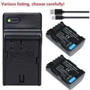 DMW-BLF19 Battery or USB Charger for Panasonic Lumix DMC-GH3 DMC-GH4 GH5 DC-G9