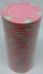 Poker Chips (25) Pink Dice Mold 11.5 gram Clay Composite