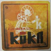 KUKA BEER BREWED WITH MACA ROOT Beer COASTER Mat, Andean, Blauvelt NEW YORK 2013