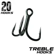 KAMIKAZE PREMIUM TREBLE HOOK (20 Pack)