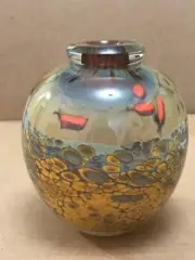 Steven Main Art Glass Vase 2001
