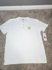 New Mens Casual Simply Perfect Tequilla Patron Shirt Size M-L White Green