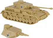 BMC CTS WW2 German Panzer IV Tank - Tan 1:38 Plastic Army Military Vehicle