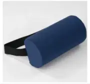 Lumbar Roll Pillow Navy/Can be used under the Neck, Lower Back or Knees