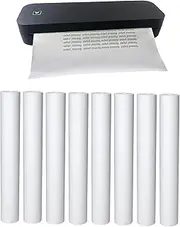iooioo, 8 rolls, thermal printer paper 8.5x11 letter size, rolled, BPA free. For aixiqee, IOOIOO, GUTHERREN, minzhi, Jadens, Gloryang, Peripage, Munbyn, Hprt, Phomemo, other printers(lasting 3 years)