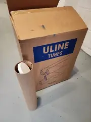 25 - 3" x 17" Round Cardboard Shipping Mailing Tube Tubes With End Caps