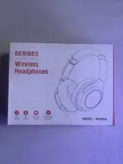 BERIBES Bluetooth Headphones, 65H, HiFi, Mic, Black