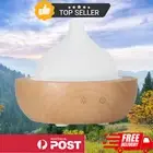Devanti Aromatherapy Diffuser LED LightOil Ultrasonic Air Humidifier Glass Wood