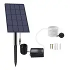 AU Pond Aerator 5V 2.5W Solar Pond Pump 0.8L/min Solar Aerator for Fish Tank Gar