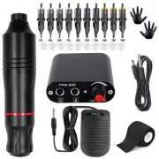 Portable Tattoo Kit Tattoo Machine Pen With Cartridges Needles Permanent Makeup
