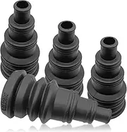 4 Pieces Universal Firewall Boot Automobile Rubber Grommets 3/8 to 1 Inch Diameter Wire Bundle-Quick & Easy Grommet for Running Cable Through Firewalls & Bulkheads Safely
