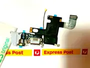 ORIGINAL iPhone 6 6G CHARGING PORT SOCKET DOCK CONNECTOR Flex Mic Audio Jk BLACK