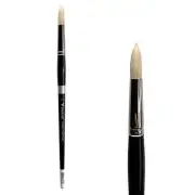Trekell Hog Bristle Long Handle Artist Brush - Size #10 Round