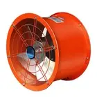 220V 12Inch Axial Fan Cylinder Pipe Fan Kitchen Warehouse Industrial Exhaust Fan