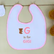 Cuddly Koala Girl Personalised Bib