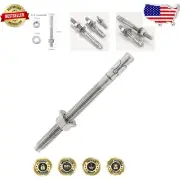 1/2x6 Stainless Steel Wedge Anchors Set of 30 - Reliable Concrete Fasteners