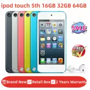 New Apple iPod Touch 5th Generation 16GB/32GB/64GB All Colors- Sealed- Warranty