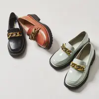 在飛比找蝦皮商城優惠-ORiental TRaffic 前衛鏈條厚底樂福鞋 (日本