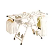 SOGA 160cm Portable Wing Shape Clothes Drying Rack Foldable Space-Saving Laundry Holder