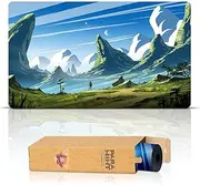 Paramint Fresh Plain (Stitched) - MTG Playmat - Compatible for Magic The Gathering Playmat - Play MTG, YuGiOh, Pokemon, TCG - Original Play Mat Art Designs & Accessories