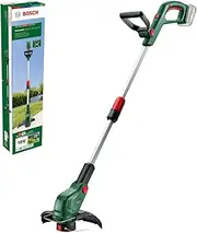 Bosch 18V Cordless Lawn Grass Line Trimmer Whipper Snipper Without Battery, 26cm, Telescopic Shaft, Edging Function (UniversalGrassCut 18V-26-500)