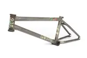 BSD BMX Grime Denim Cox Signature Denim Cox Frame Flat Raw-Green Decal 21.2 TT
