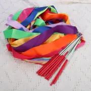 14 Pcs Ribbon Kids Dancing Props Dance Streamer Fitness Child Silk Streamers