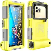 MKERED Waterproof Phone Case Underwater Phone Pouch 15m Case with Lanyard for Swimming Snorkeling Raining Dustproof for iPhone 15 14 13 pro max Samsung S24 S23 S22 Ultra A55 A35 A25 A15 A54 A34
