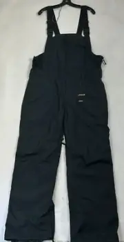 Aperture Bibber Bid Snow Pants Black Front Pockets Mens Size XL