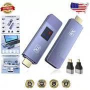 Portable 4K Wireless HDMI Transmitter - Plug & Play for Smart TVs and Projectors