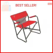 Coleman Outpost Breeze Steel Deck Chair, Portable Folding Chair with Padded Arm