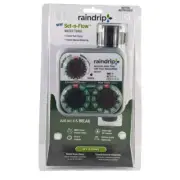 Raindrip Tap Garden Water Timer 3Dial Analog 120min + rain delay RDTT20