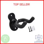 Guitar Wall Mount Hanger Acoustic Electric Bass Guitar Wall Hook Black Metal Hol