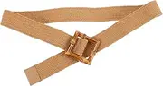 [BESPORTBLE] Wide Boho Braided Dress Belt with Buckle Elastic Stretch Belt for Women Versatile Fashion Accessory for Jeans Dresses Comfortable Fit Durable Design Occasion