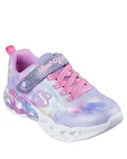 Skechers Kids' Infinite Heart Lights - Colour Lovin Purple