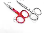 Cuticle Scissors Set, Straight, Curved, Delicate, Manicure, Precision, Fine, Hangnails