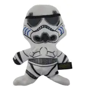 Star Wars for Pets Plush Stormtrooper 6" Flattie Dog Toy Soft Sqeaker Toys NEW