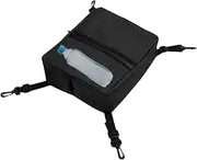 Paddle Board Storage Bag, Mesh Storage Pouch, Stand Up Paddleboard Accessory, Anti-Slip Grip, Zippered Compartment, Black, Ideal for Water Sports
