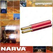 Narva 10Amps 3mm Figure 8 Cable Lead 100M Length Red With Black Tracer