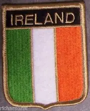 Embroidered International Patch National Flag of Ireland NEW bunting